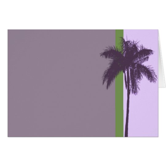 Purple-Palm Card