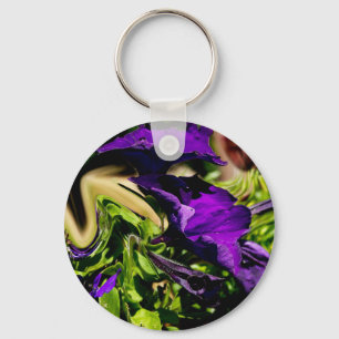 Purple Panic Key Ring