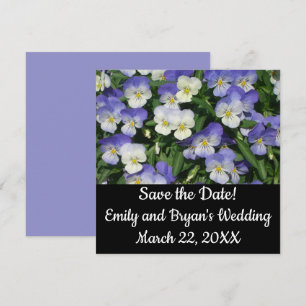 Purple Pansies Garden Floral