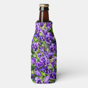 Purple Pansy Field, Bottle Cooler
