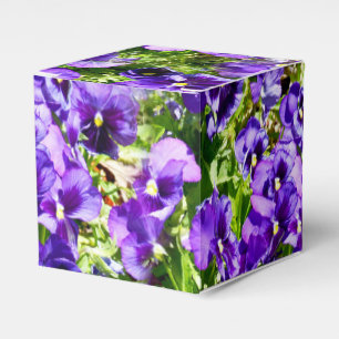 Purple Pansy Field, Favour Box