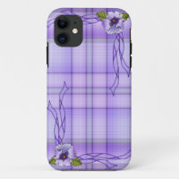 Purple Pansy Plaid