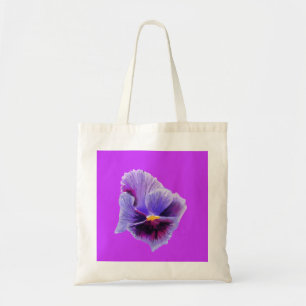 Purple Pansy tote Bag