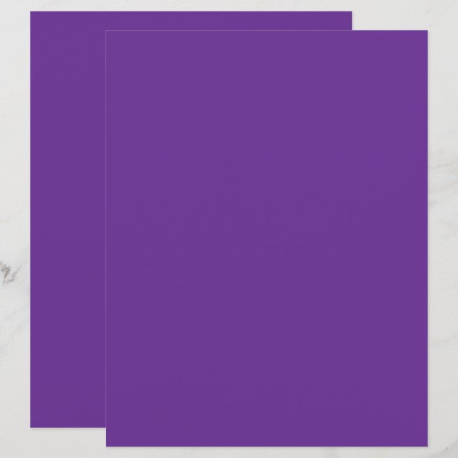 Purple Paper Sheet | Bold Minimal Design (Front/Back)