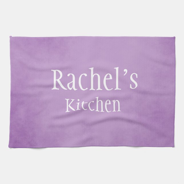 Purple Parchment beauty Tea Towel (Horizontal)