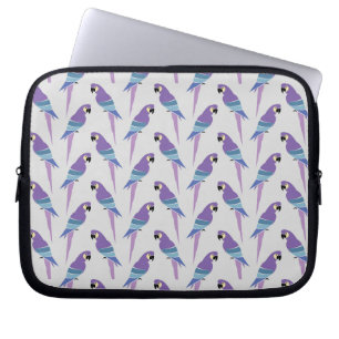 Purple Parrots Laptop Sleeve