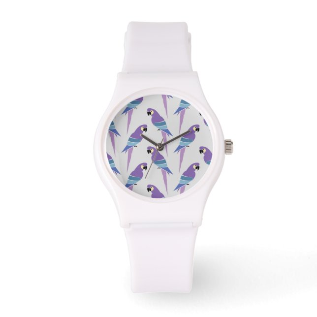 Purple Parrots Watch (Front)