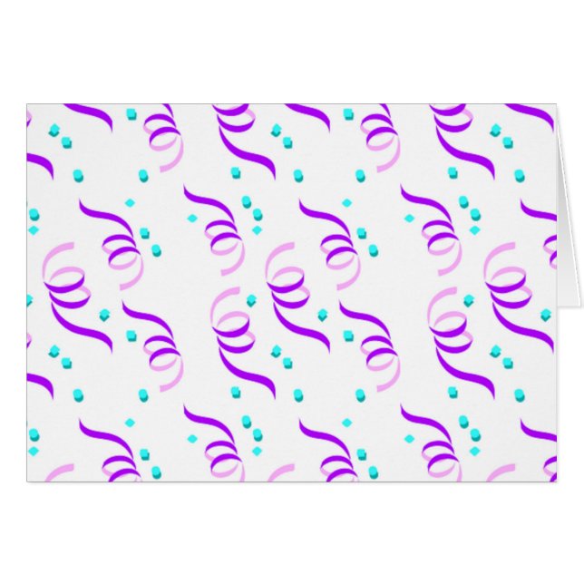 PURPLE PARTY RIBBONS (Front Horizontal)