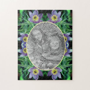 Purple Pasque Flowers Create Your Own Photo Jigsaw Puzzle