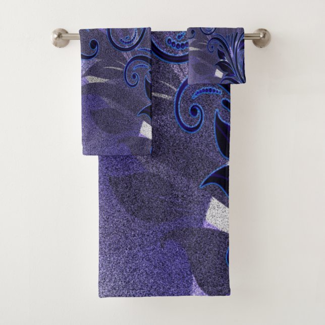 Purple Passion Bath Towel Set (Insitu)