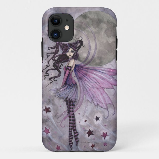 Purple Passion Fantasy Gothic Fairy iPhone Case (Back)