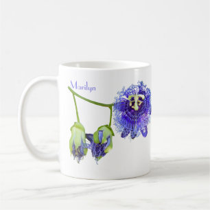Purple Passion Flowers Coffee Mug