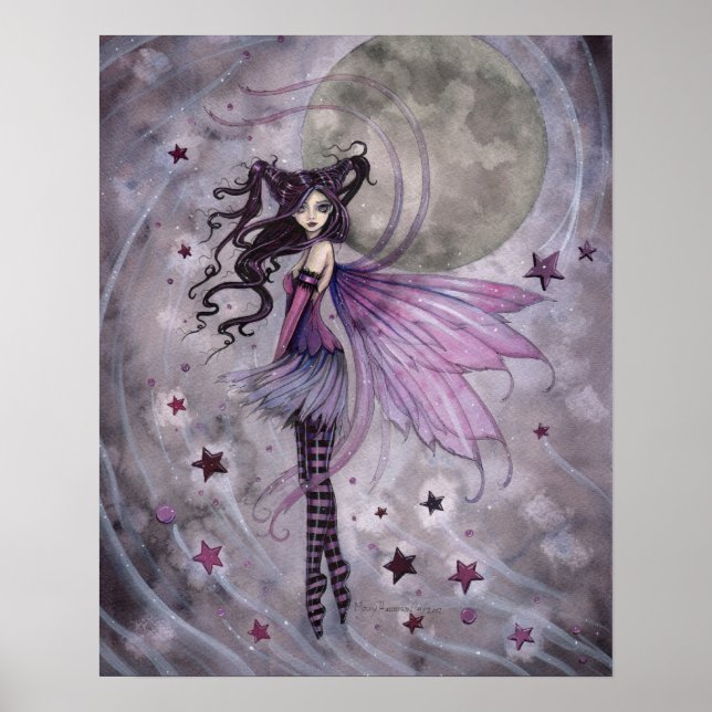 Purple Passion Gothic Fairy Faery Poster (Front)
