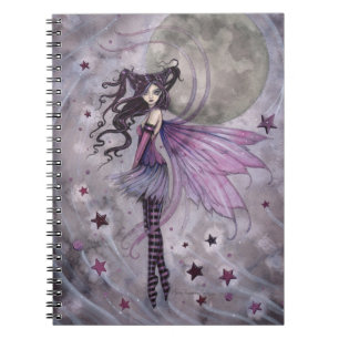 Purple Passion Gothic Fairy Fantasy Art Notebook