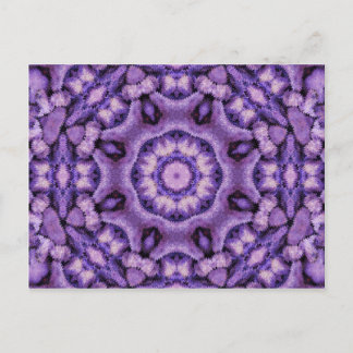 Purple Passion Kaleidoscope Postcard
