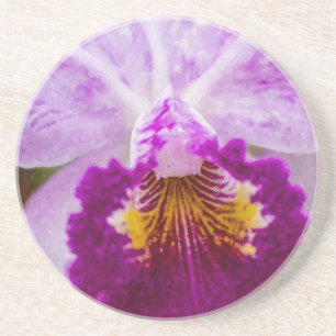 Purple Passion Orchid Coaster