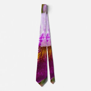 Purple Passion Orchid Neck Tie