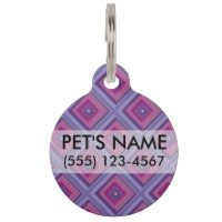 Purple passion pink diamond pattern chequered pret