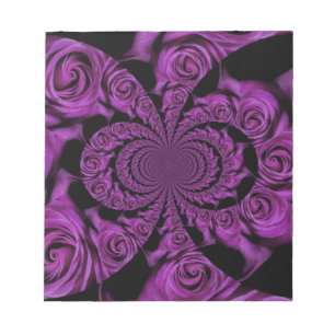 Purple Passion: Royal Romance Roses Notepad