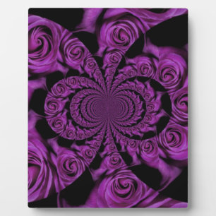 Purple Passion: Royal Romance Roses Plaque