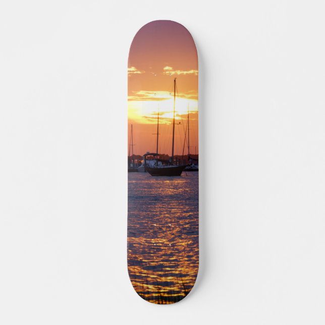 Purple Passion Sunset Skateboard (Front)