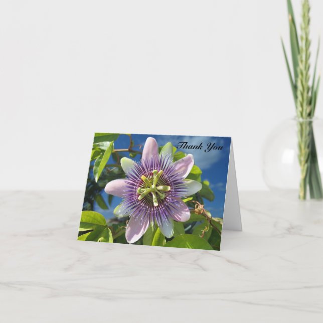 Purple Passion Thank You Card (Front)
