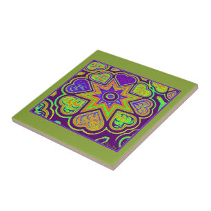 'Purple Passion' Trivet/Tile Tile