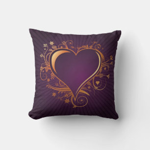 Purple Passion Valentines' Pillow