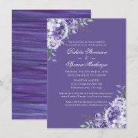 Purple Passion | Violet Lavender Plum Brushstroke