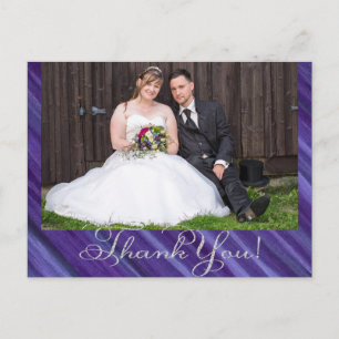 Purple Passion Violet Lavender Plum Brushstroke Postcard