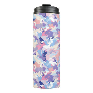 Purple Pastel Camouflage Thermal Tumbler