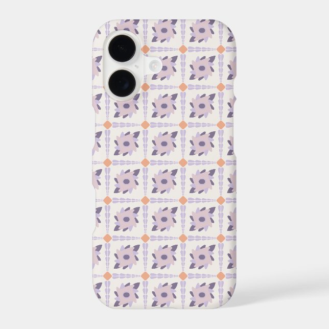 Purple pastel Decorative colorful tile  (Back)