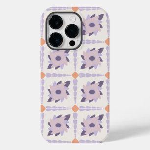 Purple pastel Decorative colourful tile Case-Mate iPhone 14 Pro Case