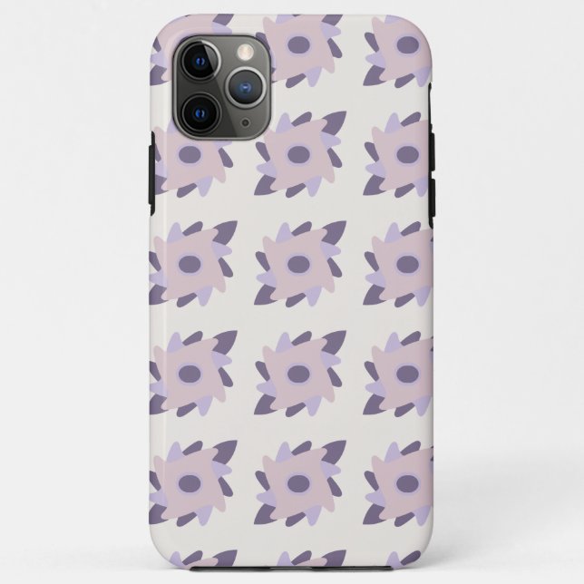 Purple pastel Decorative colourful tile  Case-Mate iPhone Case (Back)