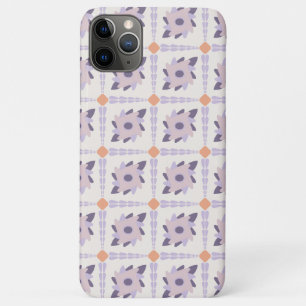 Purple pastel Decorative colourful tile iPhone 11 Pro Max Case