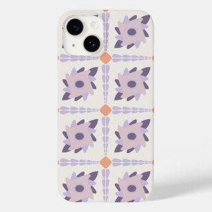Purple pastel Decorative colourful tile Case-Mate iPhone 14 Case