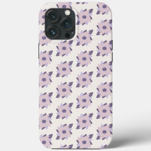 Purple pastel Decorative colourful tile iPhone 13 Pro Max Case