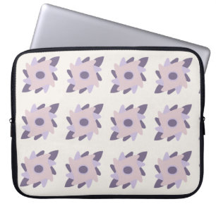 Purple pastel Decorative colourful tile Laptop Sleeve