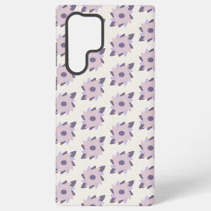 Purple pastel Decorative colourful tile Samsung Galaxy Case