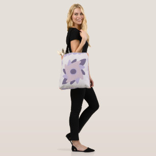 Purple pastel Decorative colourful tile Tote Bag
