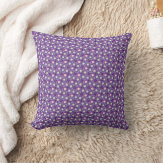 Purple Pastel Modern Pattern Reversible  Cushion