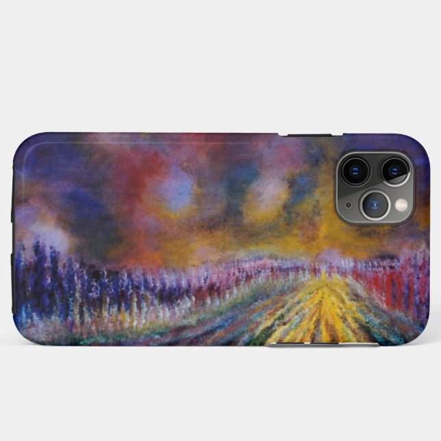 Purple Path Case-Mate iPhone Case (Back (Horizontal))