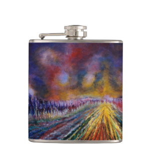 Purple Path Hip Flask