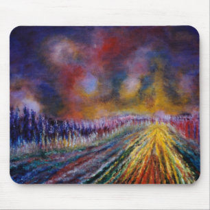 Purple Path Mouse Mat