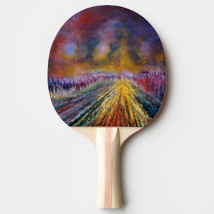 Purple Path Ping Pong Paddle