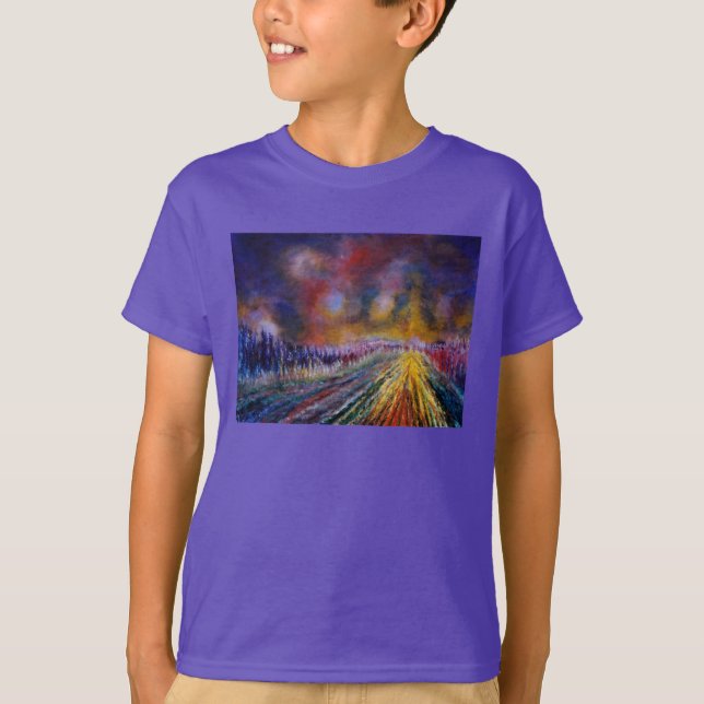 Purple Path  T-Shirt (Front)