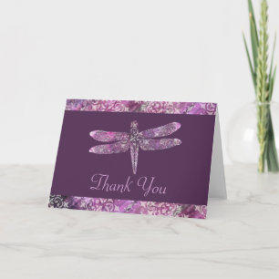 Purple Patina: Dragonfly Thank You