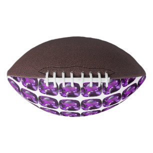 Purple Pattern American Football