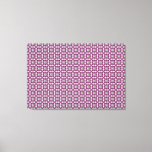 Purple Pattern Canvas Print