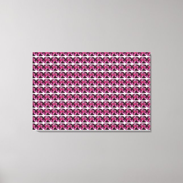 Purple Pattern Canvas Print (Front)